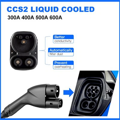 مائع ٹھنڈا 500A CCS پلگ